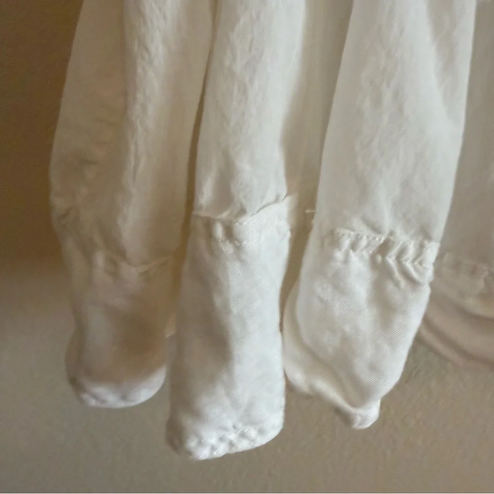 Pilcro Elegant White Ruffled Chemise - Picture 7 of 11